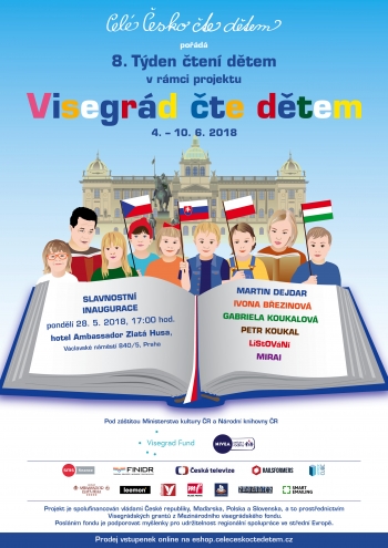 8. Týden čtení dětem v rámci projektu Visegrád čte dětem byl zahájen v Praze