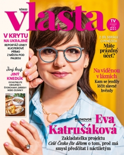 Rozhovor s Evou Katrušákovou v aktuálním čísle časopisu VLASTA