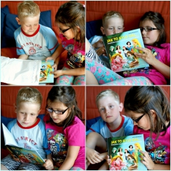 Dětem Votočkovým se také splnilo přání a z knížky mají nefalšovanou radost. 