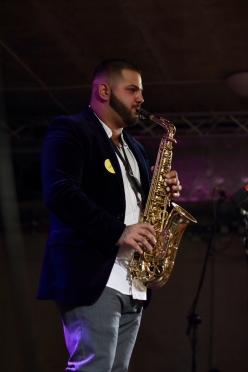 Saxofonista Ondřej Gizman ml.