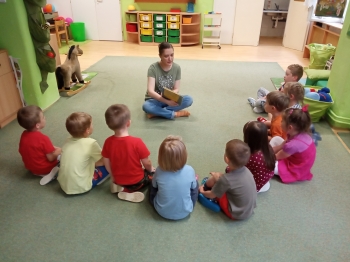 Týden čtení dětem v MŠ Blahoslavova v Ostravě