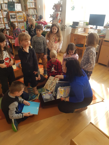Návštěva knihovny s předškoláky